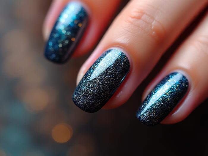 フラクタルアクセントネイル - 複雑で繊細なパターン